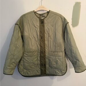 Abercrombie & Fitch Sage Quilted Jacket